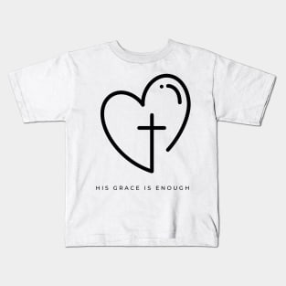 His Grace is Enough V12 Kids T-Shirt